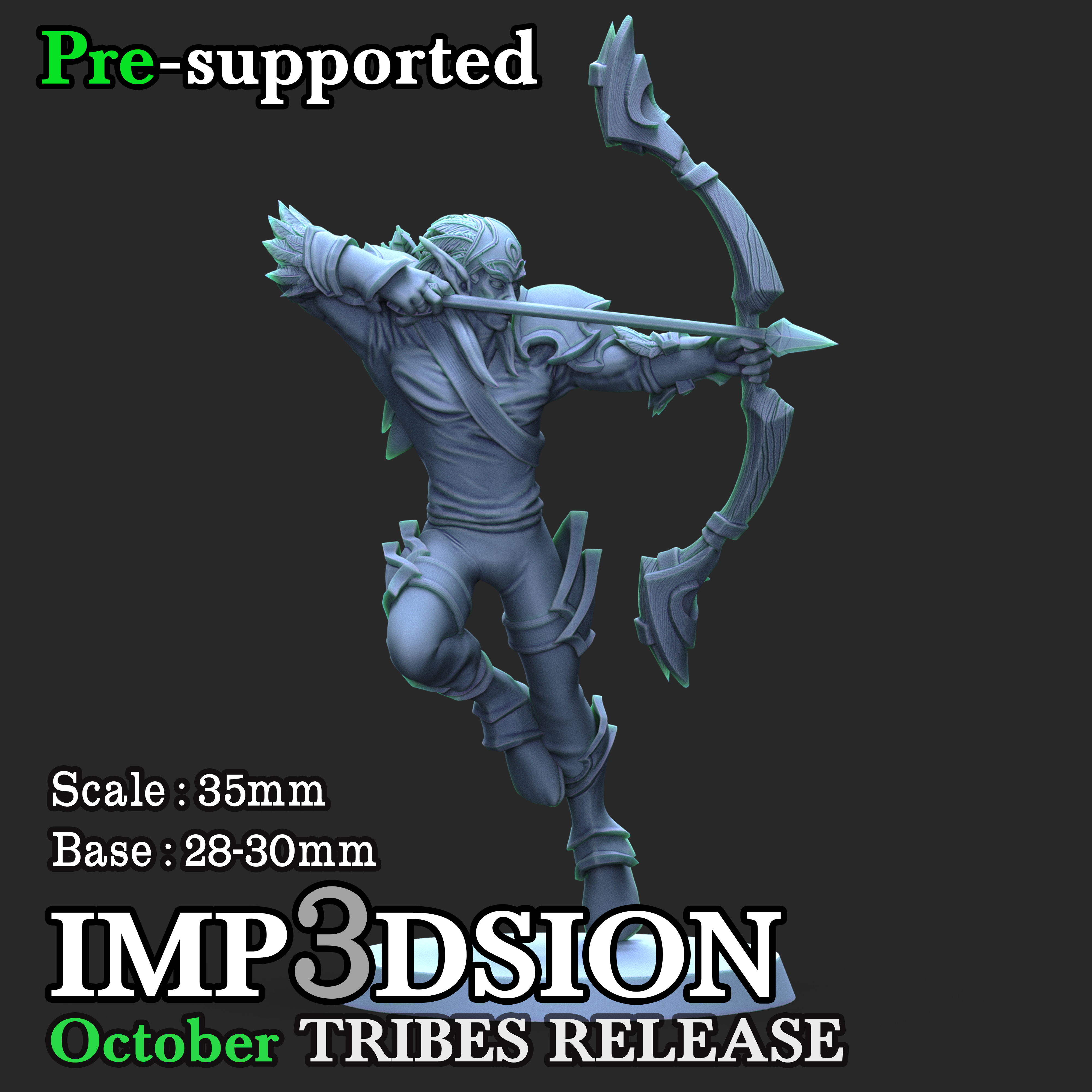 Pack of 7 ranger elves